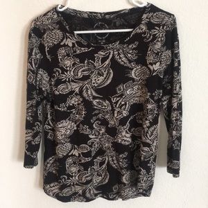 Lucky Brand Floral Top Size M